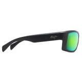Maui Jim - Equator - Black Olive MAUIGreen - Polarized Wrap Sunglasses - Maui Jim Eyewear