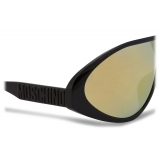 Moschino - Occhiali da Sole a Maschera 3D Logo - Nero - Moschino Eyewear