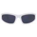 Moschino - 3D Logo Sunglasses - White - Moschino Eyewear