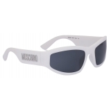 Moschino - 3D Logo Sunglasses - White - Moschino Eyewear
