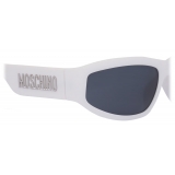 Moschino - 3D Logo Sunglasses - White - Moschino Eyewear