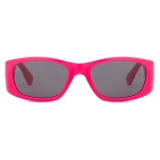 Moschino - Lettering Logo Sunglasses - Fuchsia - Moschino Eyewear