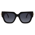 Moschino - Pearl Trim Sunglasses - Black - Moschino Eyewear