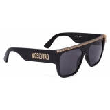 Moschino - Occhiali da Sole Zip Detail - Nero - Moschino Eyewear