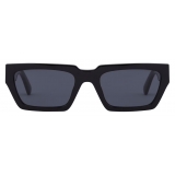 Moschino - Rubber Logo Sunglasses - Black - Moschino Eyewear