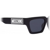 Moschino - Rubber Logo Sunglasses - Black - Moschino Eyewear