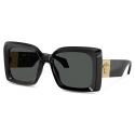 Versace - Occhiale da Sole Irregolari Medusa Plaque - Nero - Occhiali da Sole - Versace Eyewear