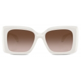 Versace - Occhiale da Sole Maxi Medusa Plaque - Bianco - Occhiali da Sole - Versace Eyewear
