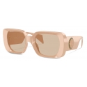 Versace - Medusa Medallion Sunglasses - Light Pink - Sunglasses - Versace Eyewear
