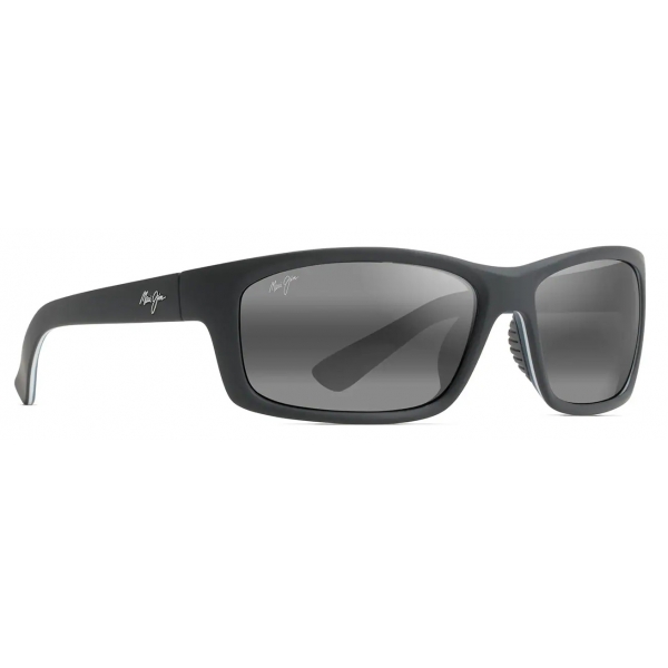 Maui Jim - Kanaio Coast - Black Grey - Polarized Wrap Sunglasses - Maui Jim Eyewear