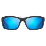 Maui Jim - Kanaio Coast - Nero Blu - Occhiali da Sole Polarizzati a Mascherina - Maui Jim Eyewear