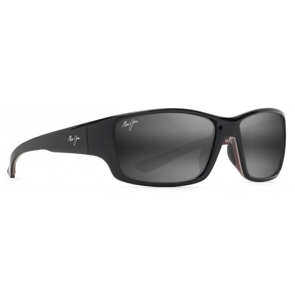 Maui Jim - Local Kine - Black Grey - Polarized Wrap Sunglasses - Maui Jim Eyewear