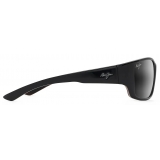 Maui Jim - Local Kine - Black Grey - Polarized Wrap Sunglasses - Maui Jim Eyewear