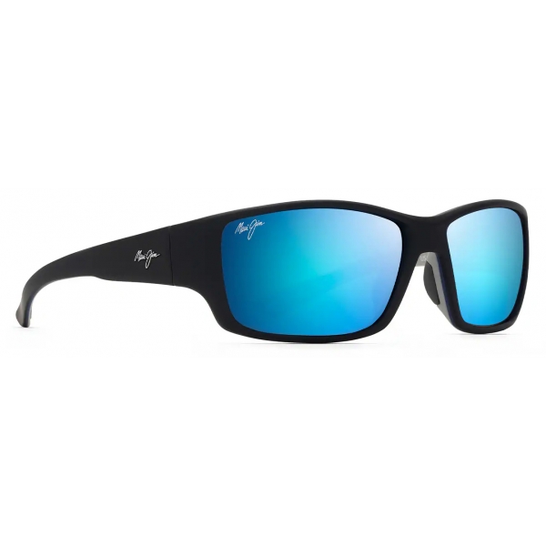 Maui Jim - Local Kine - Black Blue - Polarized Wrap Sunglasses - Maui Jim Eyewear
