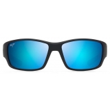 Maui Jim - Local Kine - Nero Blu - Occhiali da Sole Polarizzati a Mascherina - Maui Jim Eyewear