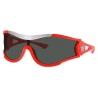Versace - Occhiale da Sole Shield Medusa Medallion - Rosso - Occhiali da Sole - Versace Eyewear