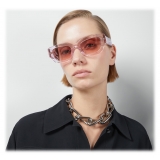 Gucci - Oval Sunglasses - Pink - Gucci Eyewear