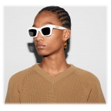 Gucci - Occhiale da Sole Rettangolare - Bianco - Gucci Eyewear
