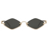 Gucci - Geometric Sunglasses - Gold Grey - Gucci Eyewear
