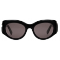 Gucci - Oval Sunglasses - Black - Gucci Eyewear