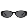 Gucci - Oval Sunglasses - Black - Gucci Eyewear