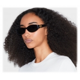 Gucci - Occhiale da Sole Ovali - Nero - Gucci Eyewear