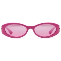 Gucci - Oval Sunglasses - Fuchsia - Gucci Eyewear