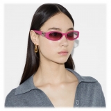 Gucci - Occhiale da Sole Ovali - Fucsia - Gucci Eyewear