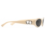 Gucci - Oval Sunglasses - Ivory - Gucci Eyewear