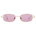 Gucci - Rectangular Sunglasses - Gold Pink - Gucci Eyewear