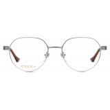 Gucci - Round Optical Glasses - Silver - Gucci Eyewear