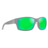 Maui Jim - Mangroves - Grey MAUIGreen - Polarized Wrap Sunglasses - Maui Jim Eyewear