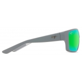 Maui Jim - Mangroves - Grey MAUIGreen - Polarized Wrap Sunglasses - Maui Jim Eyewear