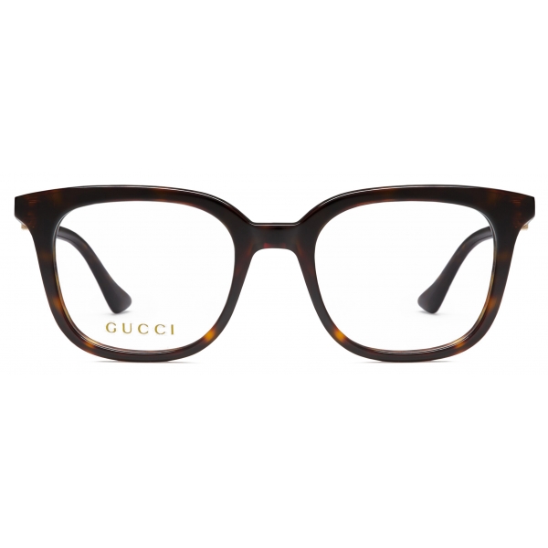 Gucci - Rectangular Optical Glasses - Tortoiseshell - Gucci Eyewear