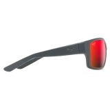 Maui Jim - Mangroves - Black Hawaii Lava - Polarized Wrap Sunglasses - Maui Jim Eyewear