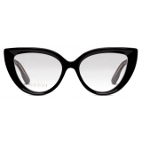 Gucci - Occhiale da Vista Cat Eye - Nero - Gucci Eyewear