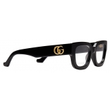 Gucci - Occhiale da Vista Rettangolare - Nero - Gucci Eyewear