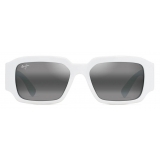 Maui Jim - Kūpale - White Grey - Polarized Fashion Sunglasses - Maui Jim Eyewear