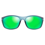 Maui Jim - Nuu Landing - Teal MAUIGreen - Polarized Wrap Sunglasses - Maui Jim Eyewear