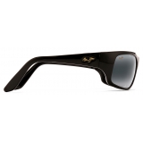 Maui Jim - Peahi - Black Grey - Polarized Wrap Sunglasses - Maui Jim Eyewear