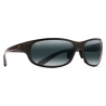 Maui Jim - Twin Falls - Nero Grigio - Occhiali da Sole Polarizzati a Mascherina - Maui Jim Eyewear
