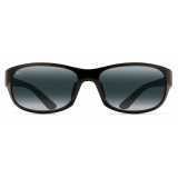 Maui Jim - Twin Falls - Black Grey - Polarized Wrap Sunglasses - Maui Jim Eyewear
