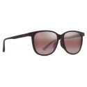 Maui Jim - ‘Ilikea Asian Fit - Matte Burgundy Maui Rose - Polarized Classic Sunglasses - Maui Jim