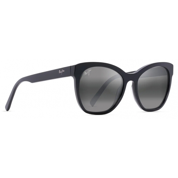 Maui Jim - Alulu - Black Grey - Polarized Cat Eye Sunglasses - Maui Jim Eyewear