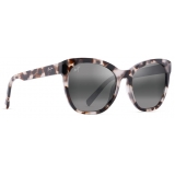 Maui Jim - Alulu - White Tokyo Tortoise Grey - Polarized Cat Eye Sunglasses - Maui Jim Eyewear