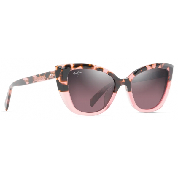 Maui Jim - Blossom - Pink Havana Maui Rose - Polarized Cat Eye Sunglasses - Maui Jim Eyewear