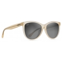 Maui Jim - Glory Glory - Milky Almond Grey - Polarized Cat Eye Sunglasses - Maui Jim Eyewear