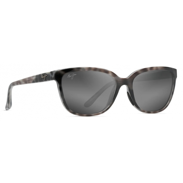 Maui Jim - Honi - Grey Tortoise Stripe - Polarized Cat Eye Sunglasses - Maui Jim Eyewear