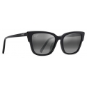 Maui Jim - Kou - Black Grey - Polarized Cat Eye Sunglasses - Maui Jim Eyewear