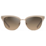 Maui Jim - Lokelani - Milky Almond Gold Bronze - Polarized Cat Eye Sunglasses - Maui Jim Eyewear